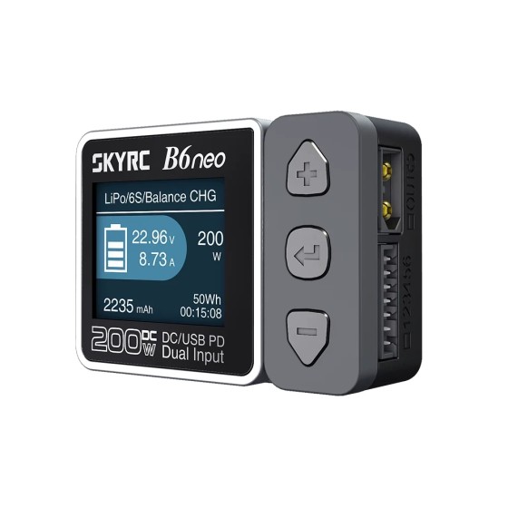 2023 SkyRC B6neo Smart Charger DC 200W PD 80W Battery Balance Charger SK-100198 B6 Neo